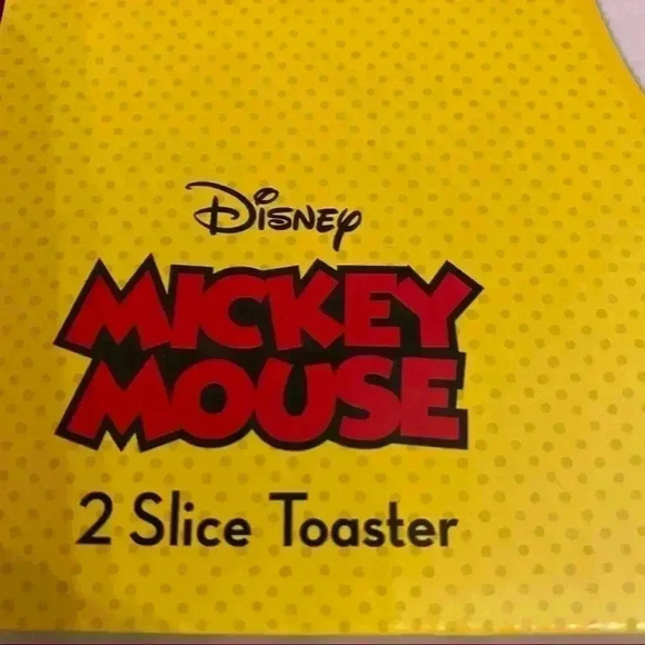 New Disney Mickey Mouse 2 Slice Toaster - Picture 6 of 6
